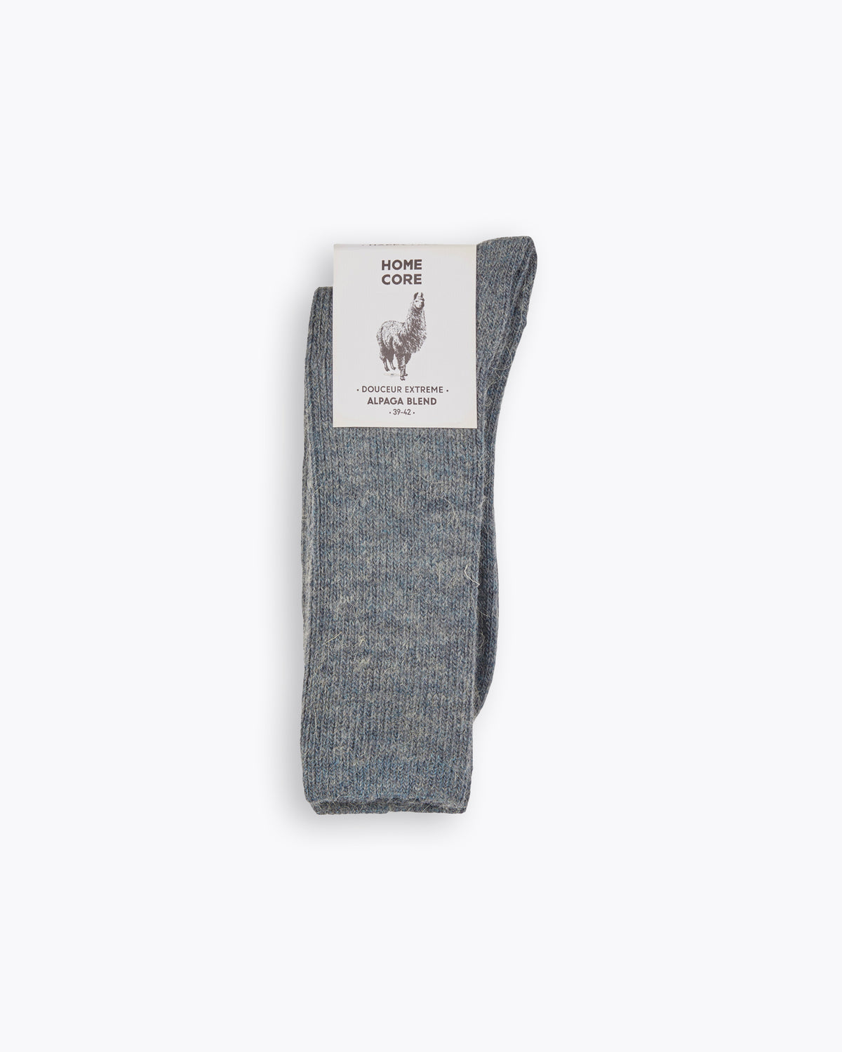 ALPACA BLEND SOCKS - EARTH DENIM BLUE