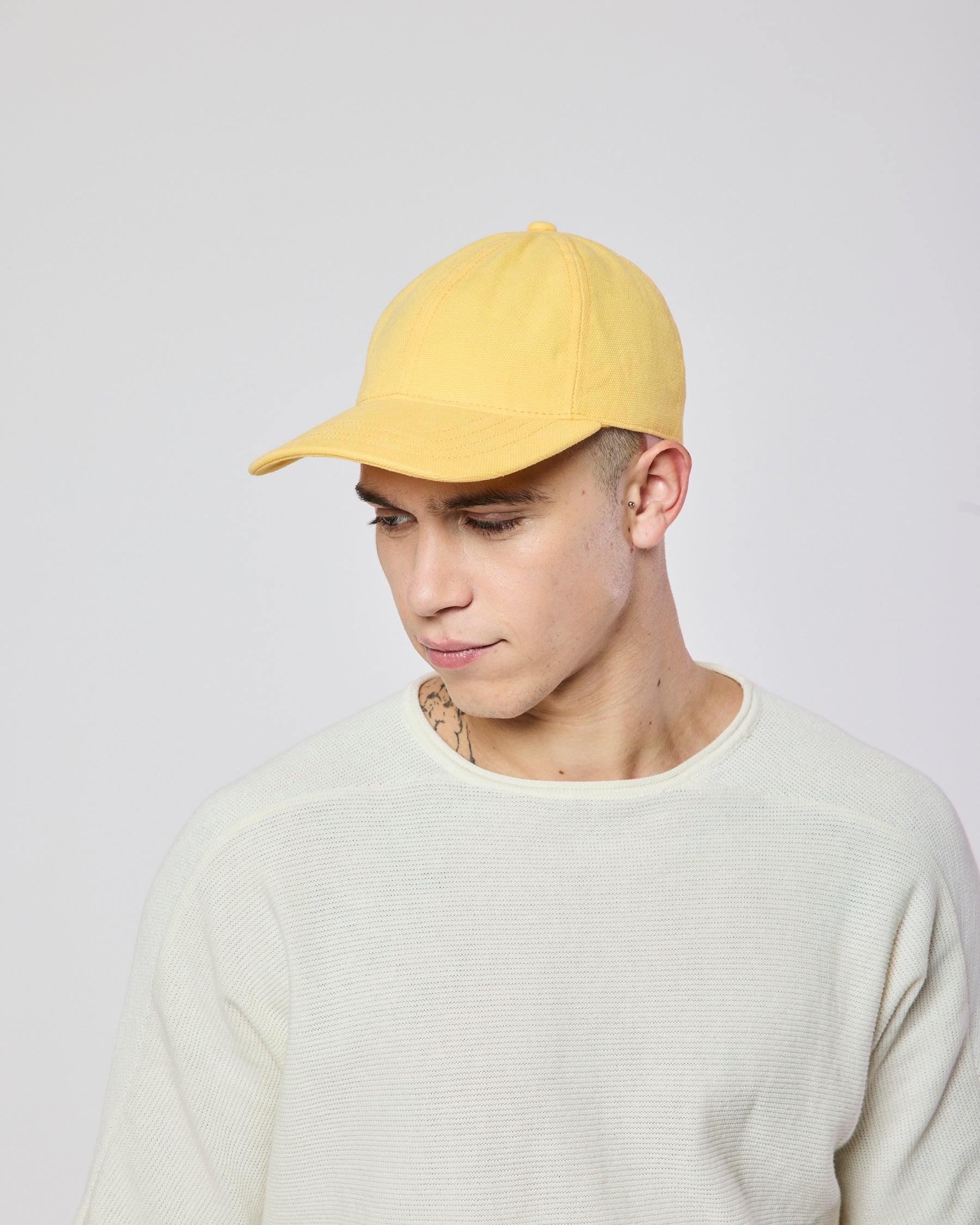 BARRY CANVAS SOFT YELLOW