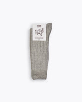 CASHMERE BLEND SOCKS NEUTRALS ASH GREY