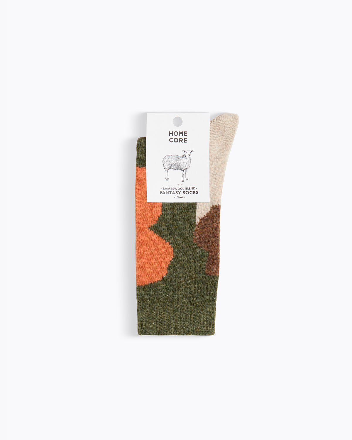 FANTASY SOCKS - SPLOTCHES KHAKI MIX