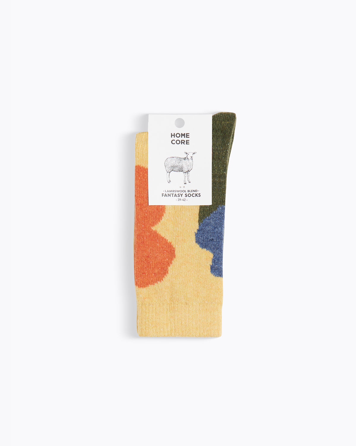 FANTASY SOCKS - SPLOTCHES YELLOW MIX