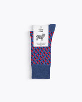 FANTASY SOCKS RED/BLUE