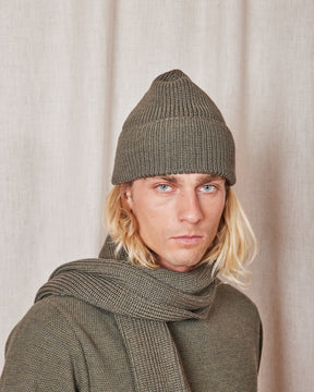 MERINO HAT KHAKI