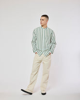 PALA TENCEL GREEN STRIPES