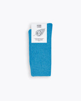 WOOL-SILK SOCKS - EARTH AZURE BLUE