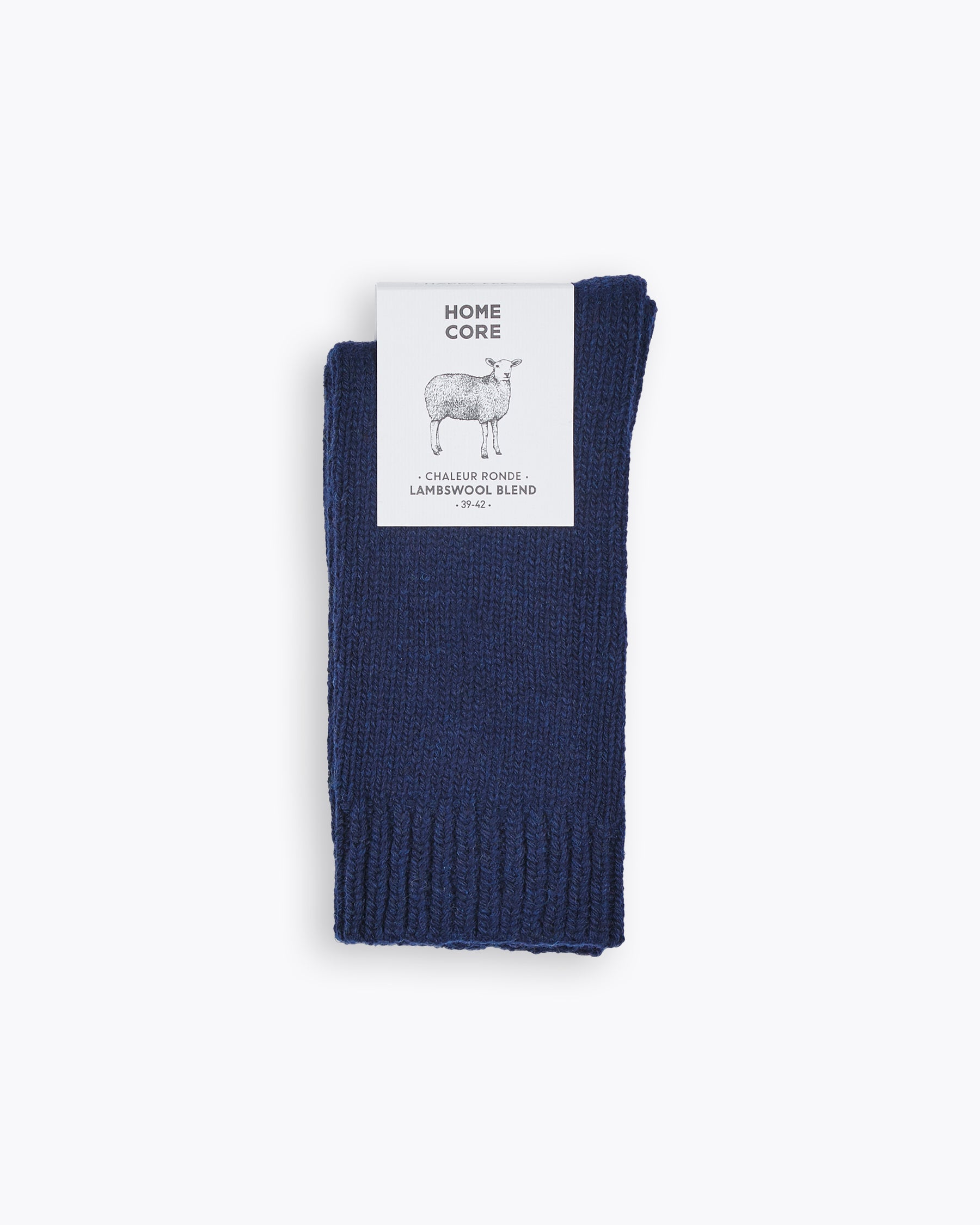 WOOL SOCKS BASICS NAVY