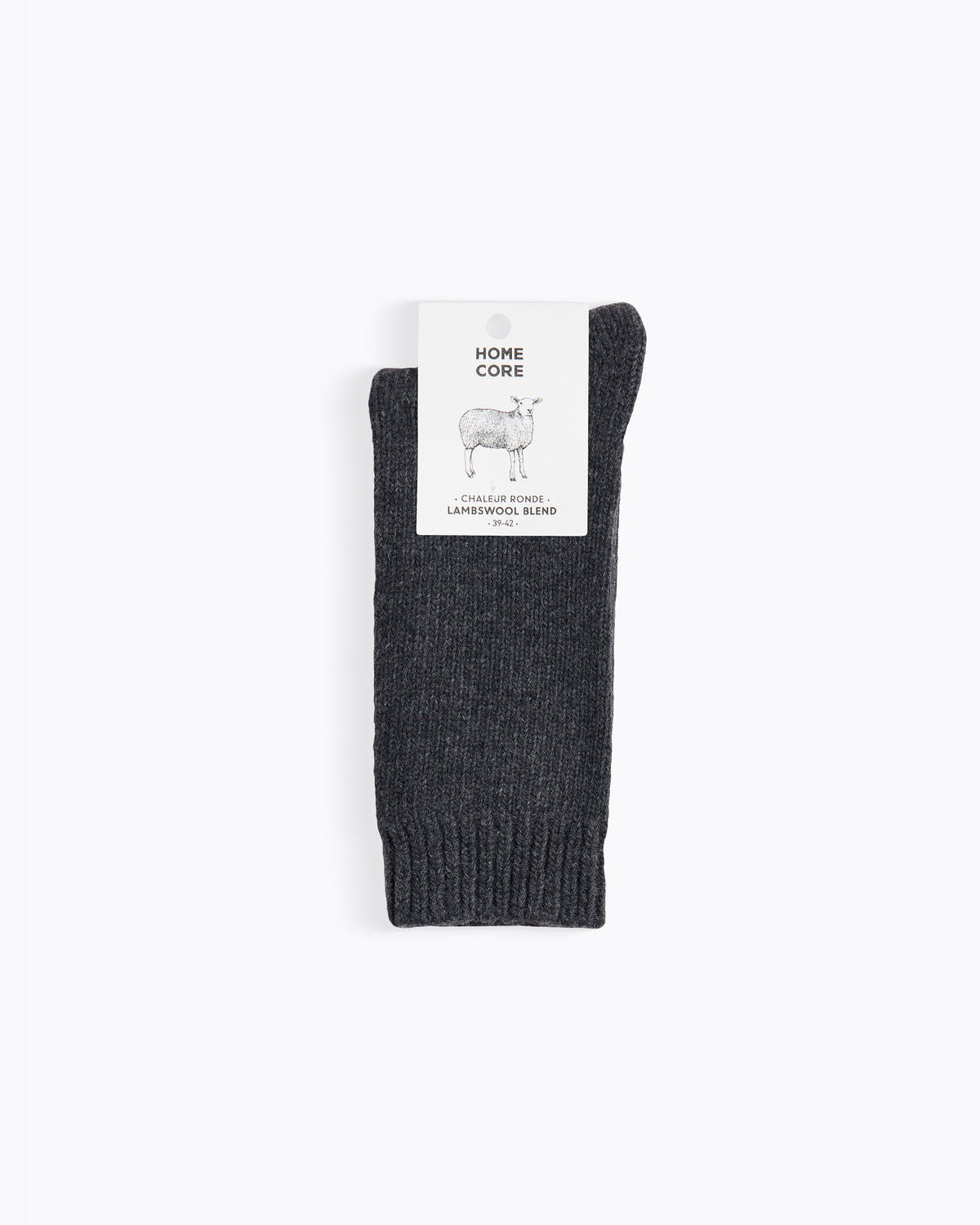 WOOL SOCKS - WOODS DARK GREY